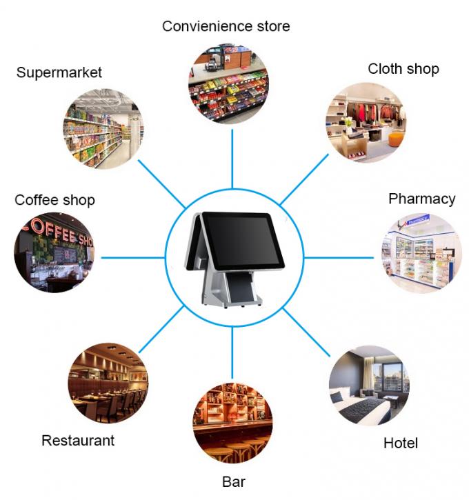 15.6 Inch Intelligent Electronic Point Of Sale System