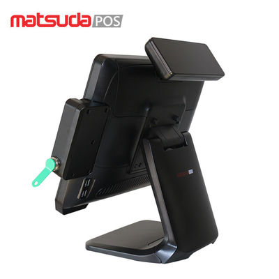 FCC Aluminum Alloy Capacitive Touch POS Cash Register 15 Inch