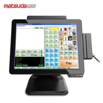 15 Inch Single Capacitive Touch Screen Pos Terminal