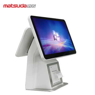 True Flat Water Proof 15.6 Inch Capacitive Dual Touch Screen Cash Register Machine