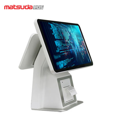 15.6 Inch Fashion Windows Desktop Dual Touch Screen EPOS POS Terminal