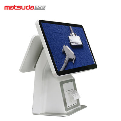 ROHS 15.6 Inch ABS Capacitive Dual Windows Pos System