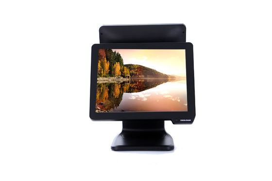 OEM Dual Capacitive Supermarket Pos System 15 Inch