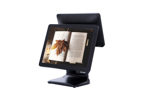 Aluminum Alloy 15 Inch Dual Screen Supermarket Pos System