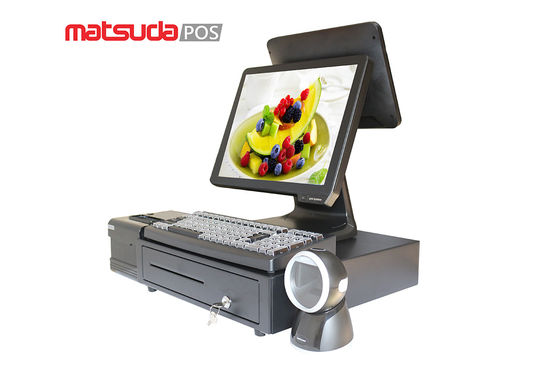 High Sensitive 1024*768 Dual Display All In One Pos Computer