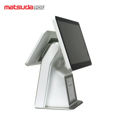 multifunction Fanless Dual Display All In One Windows Pos Machine