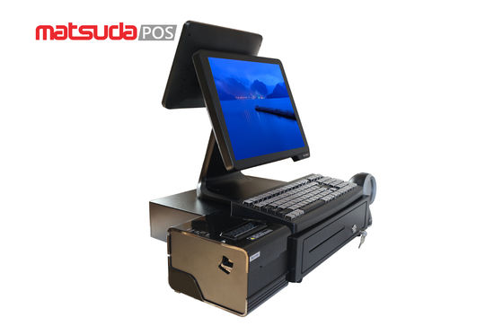 J1900 I3 I5 CPU 15 Inch Dual Screen Grocery Pos System