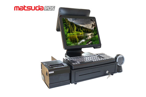 Hot Selling 15 Inch Dual Touch Screen All In One Pos System For Sale