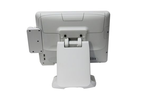 White Black 15 Inch Single Capacitive Touch Retail POS System