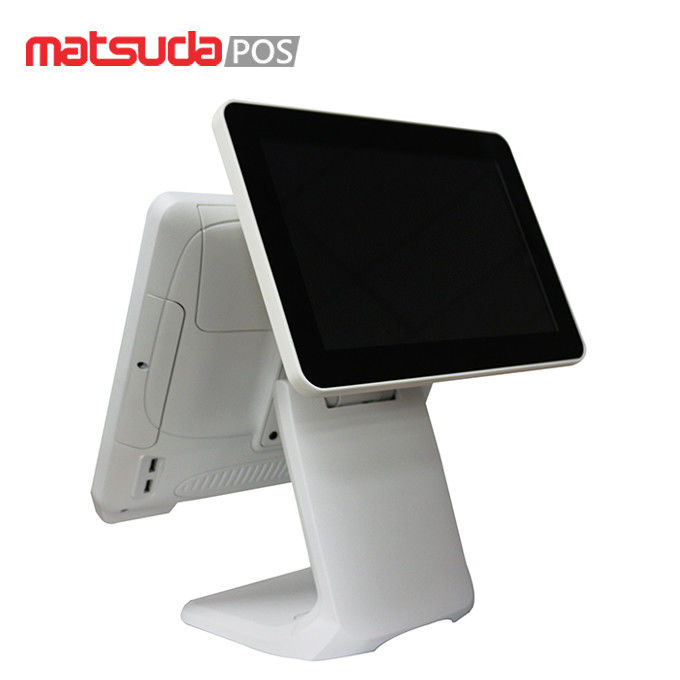 FCC Dual Screen All In One Supermarket Pos System 15 Inch