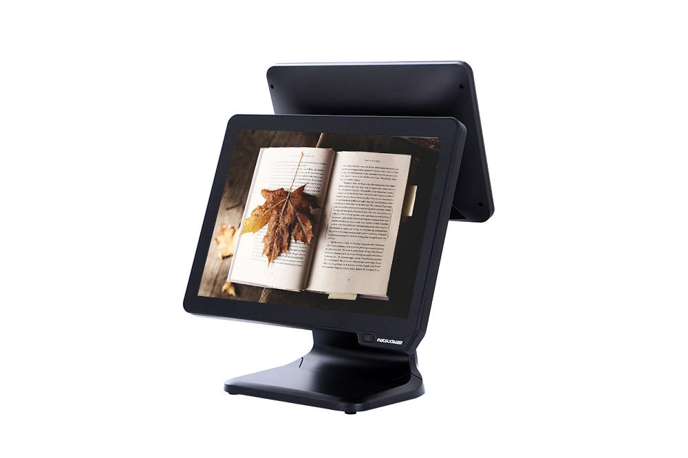 Aluminum Alloy 15 Inch Dual Screen Supermarket Pos System