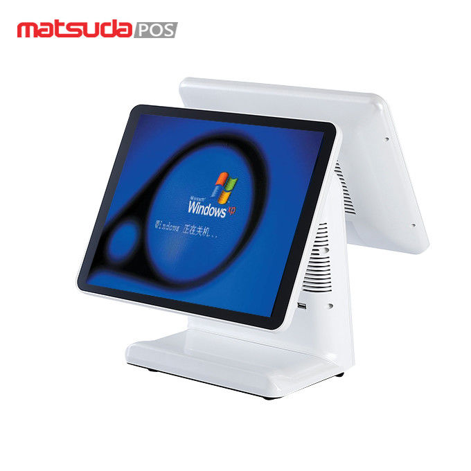 17 Inch Fashion Windows Desktop Dual Touch Screen EPOS POS Terminal