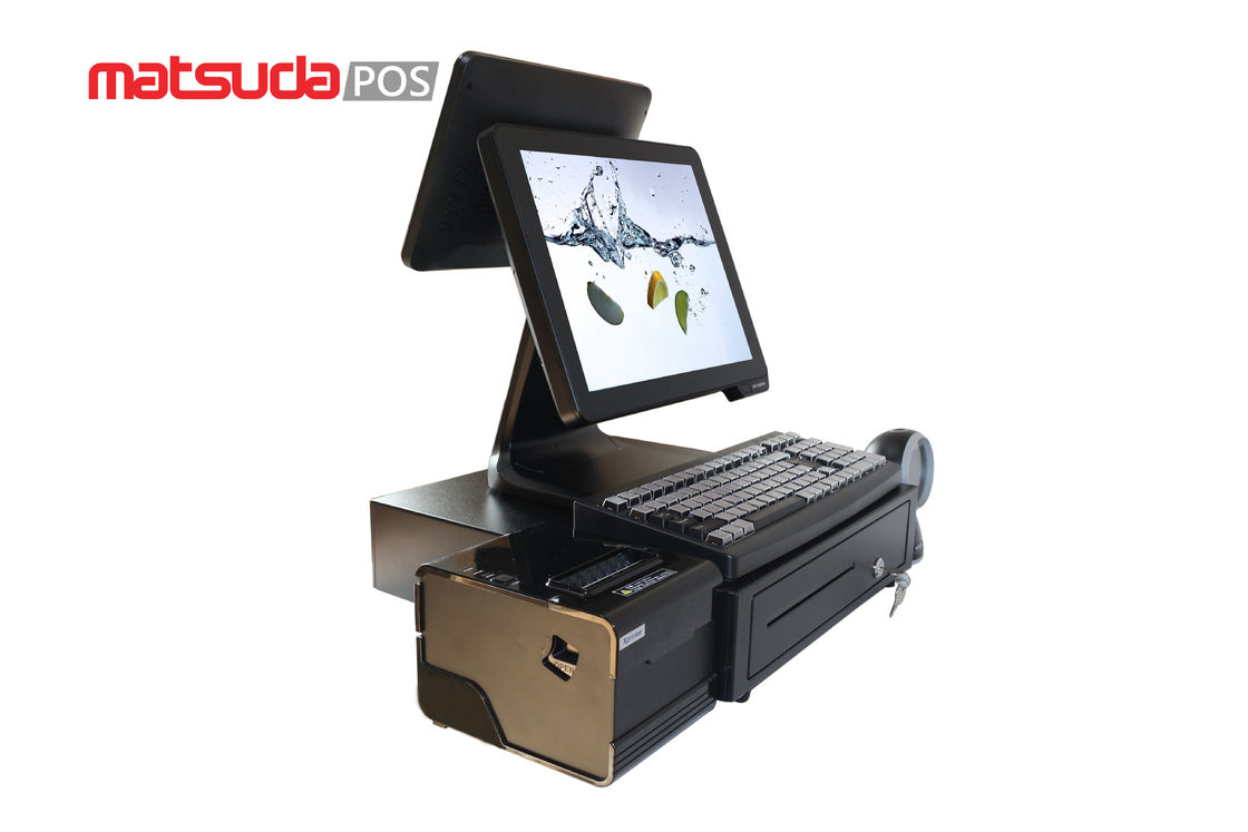 FCC Approved 15" All In One Pos Machine For Restaurant