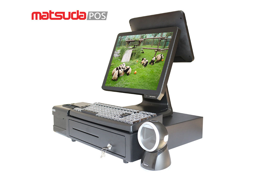 ROHS Approved Dual Core Quad Core CPU All In One POS Terminal
