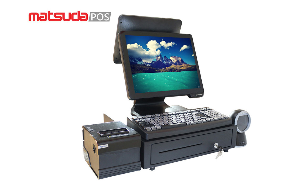 Matsuda Double Screen All In One POS Terminal For Bar