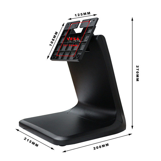 Aluminum Alloy Cash Register Display Monitor Base With VESA